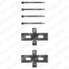 DELPHI LX0052 Accessory Kit, disc brake pads